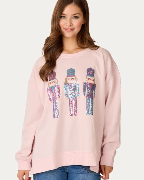 Ladies Nutcracker Sparkle Sweatshirt