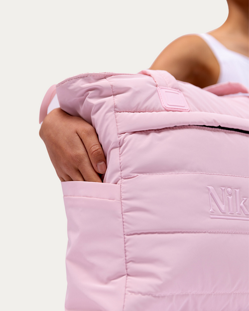 Nikolay Medium Tote Bag with Zipper - Pink