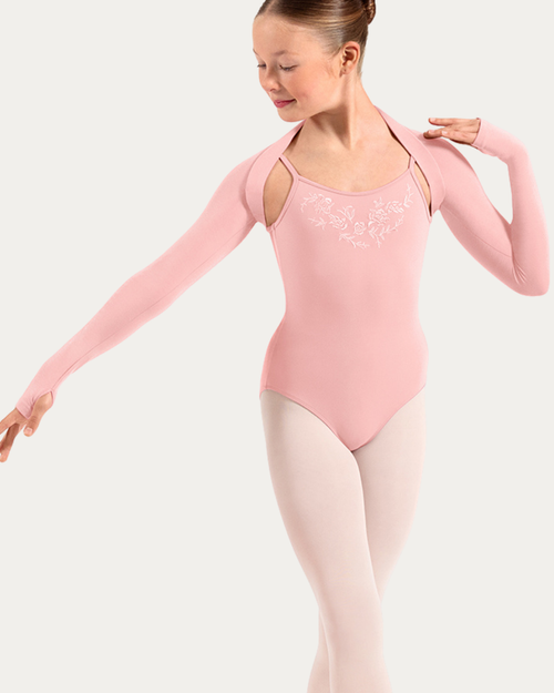 Bloch Long Sleeve Youth Shrug - Pink