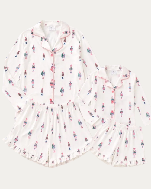 Pink Nutcracker Mommy & Me Youth Pajama Set