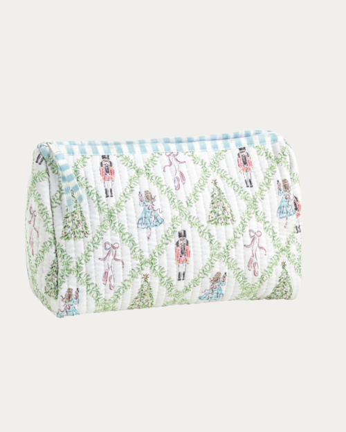 Nutcracker Quilted Accessory Pouch
