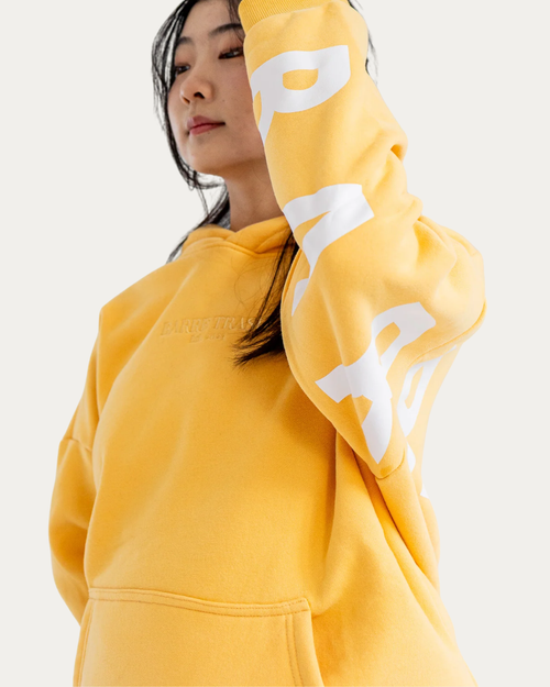 Barre Trash Oversized Hoodie - Canary Yellow