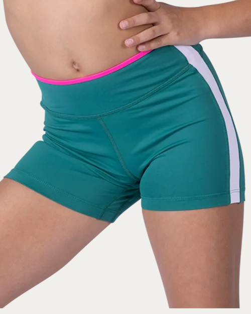 XoDanceCo Racer Adult Short - Forest Green