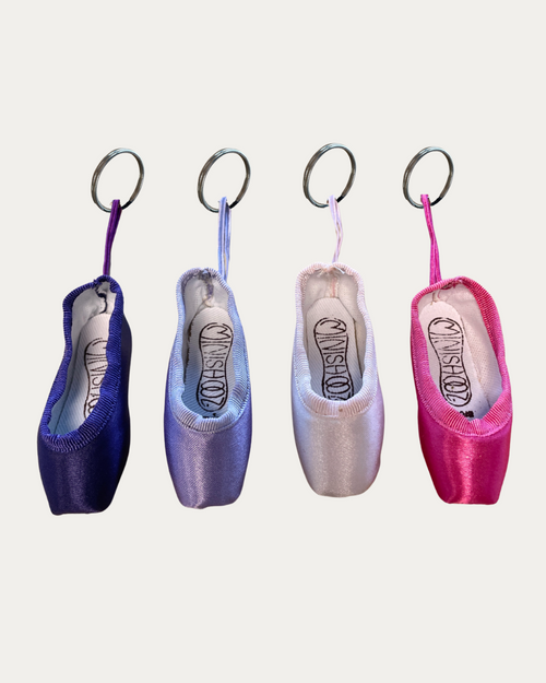 Mini Pointe Shoe Keychain