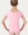 Girls Basic Cap Sleeve Leotard - Candy Pink