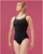 Willow Double Strap Back Leotard - Black