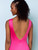 Fashion Doll Malibu Boatneck Leotard - Hot Pink