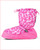 Bloch Printed Warm Up Booties - Ladies - Pink Hearts