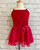 Crystal Sparkle Dance Skirt - Red