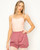 Aluvie Lave Warm Up Shorts - Rose