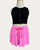 Flutter Skort - Neon Pink