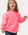 Ballerina Embroidered Pullover - Youth - Bright Pink Ballerina Embroidered Pullover - Youth - Bright Pink