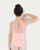 Daisy Lace Halter Leotard - Pink