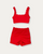 Scallop Short - Child - Red