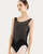 Nikolay Taryn Mesh Tank Adult Leotard - Black