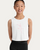 Bloch Printed Twist Back Youth Tee - White