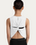 Bloch Printed Twist Back Youth Tee - White