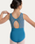 Bloch Embroidered Keyhole Tank Youth Leotard - Cerulean