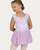 Dianora Printed Cap Sleeve Tutu Leotard - Lavender Floral