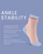 Apolla Joule Unisex Compression Ankle Socks - Nude 1