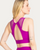Sloane Tank Crop Top with Mesh -Adult - Raspberry