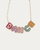 Kids Gold Paperlink Chain Necklace with Multicolor "Dance"