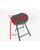 Glam'r Gear Black Super Sturdy Folding Stool - Original (Large) - 18.5 inches high