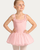 Mirella Frill Scoop Neck Tutu Youth Leotard - Pink