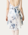 Danse de Paris Velvet Chiffon Adult Skirt - Monet Blue