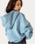 Barre Trash Oversized Hoodie - Powder Blue