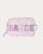 OMG Misty Floral 'DANCE' Quilted Bow Print Cosmetic Pouch