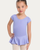 Christabel Bow Back Cap Sleeve Skirted Leotard - Lilac