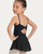 Coomer Ballet Conservatory Bow Back Camisole Skirted Leotard - Black