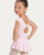 Coomer Ballet Conservatory Bow Back Cap Sleeve Skirted Leotard - Light Pink