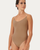 Ladies Adjustable Strap Bodysuit - Tan