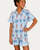 Blue Nutcracker Bows Youth Pajama Set