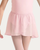 Girls Mock Wrap Skirt - Candy Pink