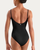 Bloch Embroidered Camisole Tween Leotard - Black