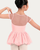 Bloch Embroidered Floral Cap Sleeve Tutu Leotard - Pink