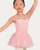 Bloch Floral Embroidered Tutu Leotard with Keyhole Back - Pink
