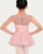 Bloch Floral Embroidered Tutu Leotard with Keyhole Back - Pink