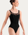 Bloch Evelyn Double Scoop Adult Tank Leotard  - Black