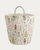 Nutcracker Patterned Canvas Bucket Tote