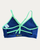 Honeycut Tri Adult Top - True Navy & Bright Mint