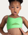 Bowie Girls Mesh Camisole Crop Top - Luminous Green