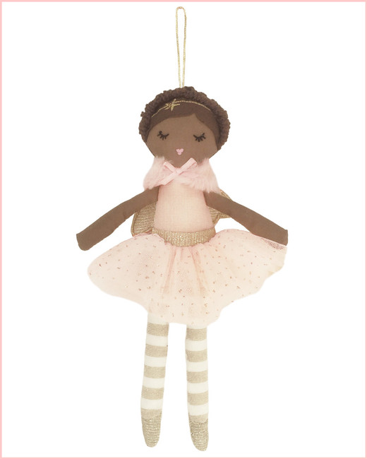 Ada Pink Angel Doll Ornament