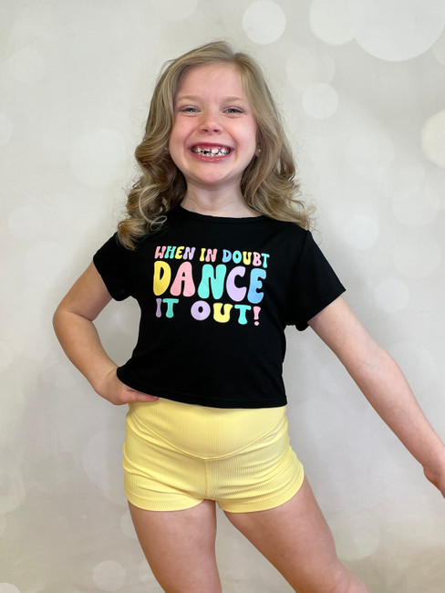 When In Doubt Dance It Out! Tee - Black