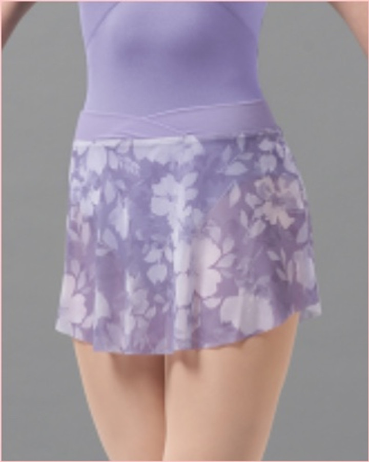Mirella Floral Printed Skirt - Lavender