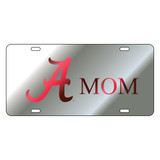 Alabama Crimson Tide Tag (Mirror Acrylic with Red Mirror Acrylic Logo (10385))