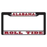 Alabama Crimson Tide Plate Frame (BLACK PLATE FRAME AL ROLL TIDE (10160))